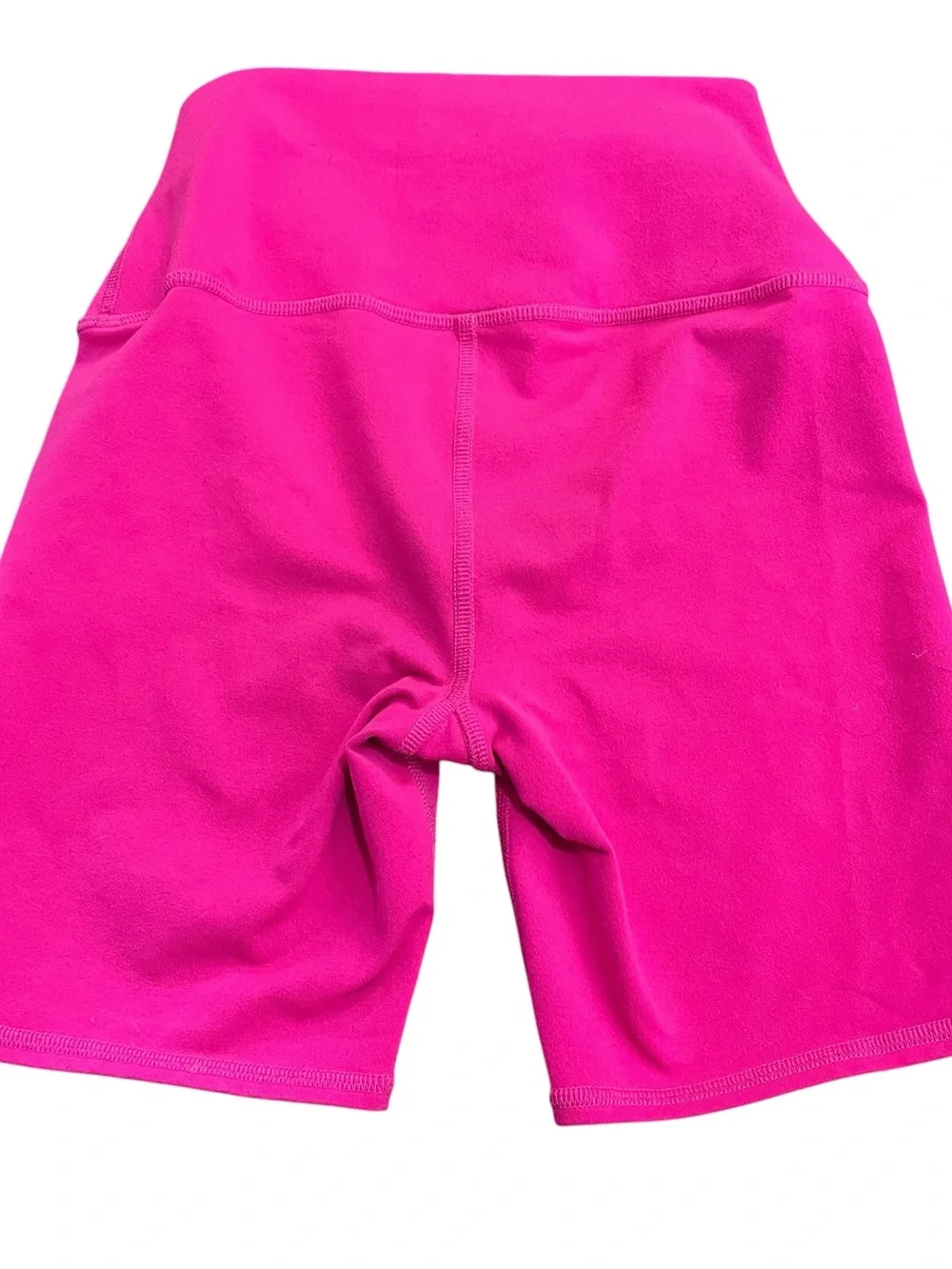 Alo Yoga Hot Pink High Rise Biker Shorts XXS Barbiecore Athleisure Gym